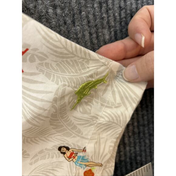 Tommy Bahama Mens Button Up Hawaiian Shirt Size XXXL Luau Girl Tropical Vacation - Picture 7 of 8